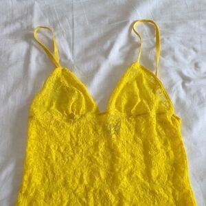Victoria's Secret Yellow Slip Dress